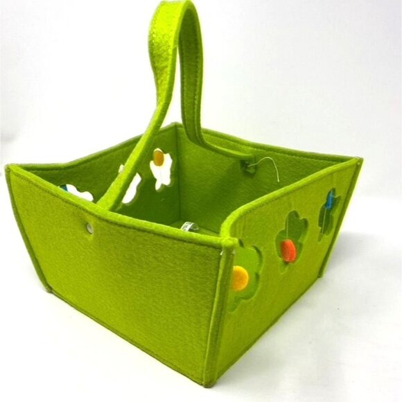 Target Green Felt Square Easter Basket Decor - Picture 5 of 6